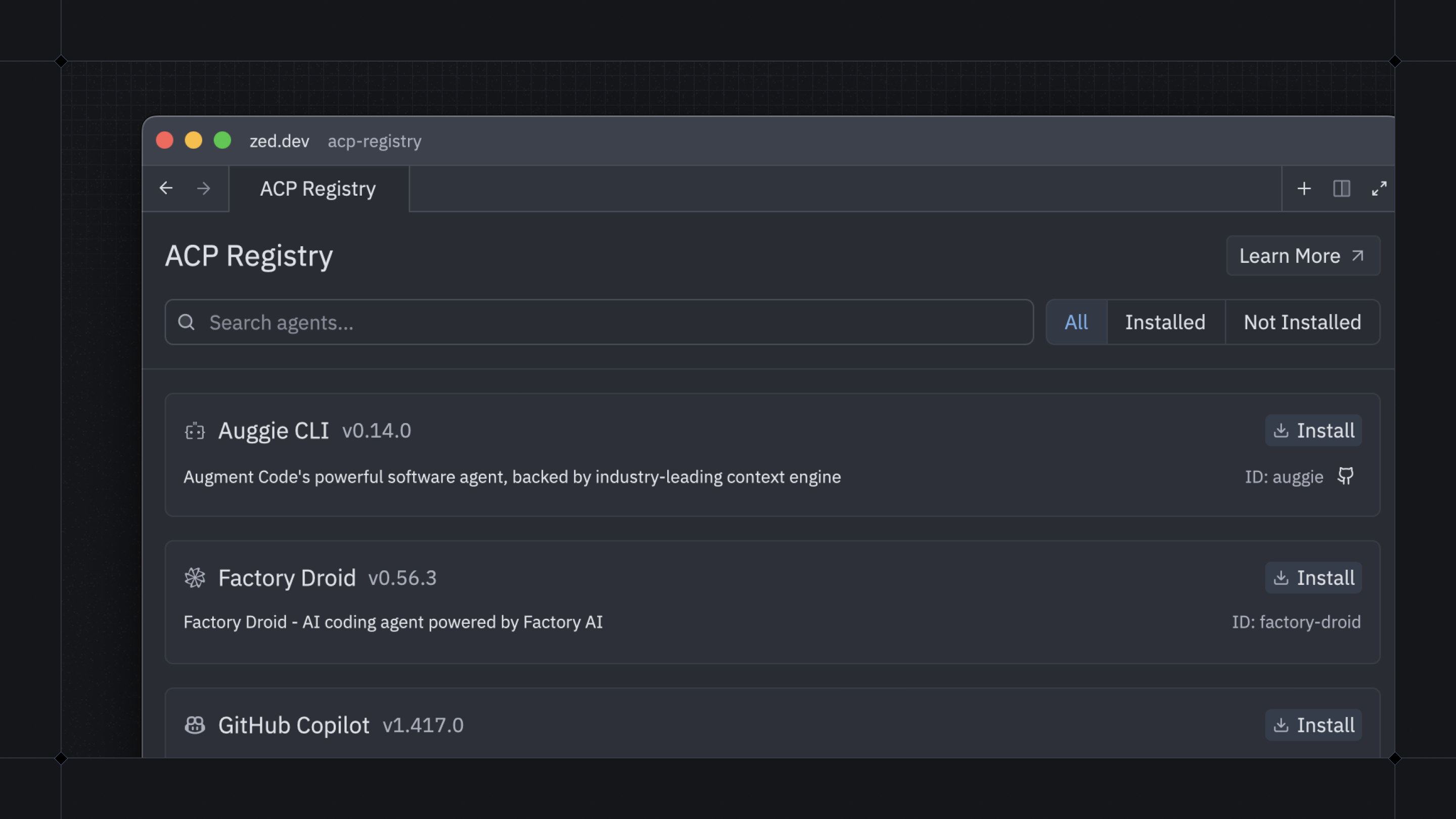 The ACP Registry is Live — Zed's Blog