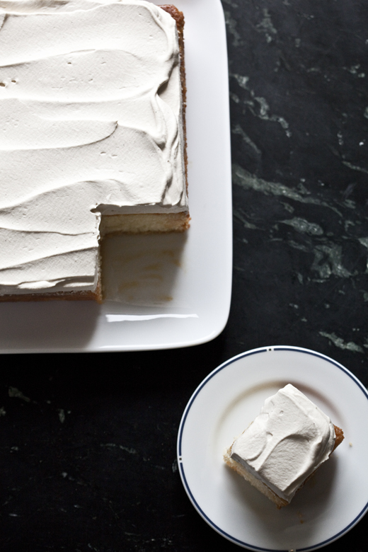Caramel Tres Leches Cake with Coffee Whipped Cream - ZoëBakes