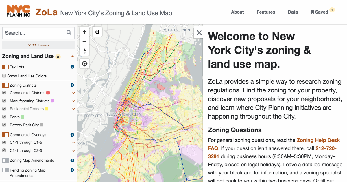 ZoLa | NYC’s Zoning & Land Use Map